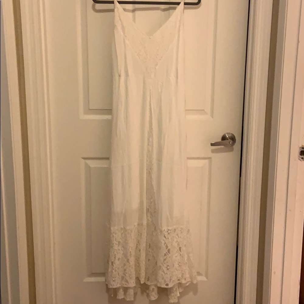 Long white dress